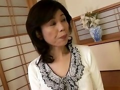 Breasty Japanese granny pulverized inexperienced