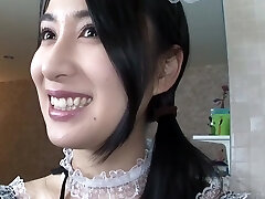 Hottest Japanese gal in Incredible Maid, HD JAV video