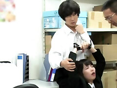 Hinagiku Tsubasa Caught Shoplifting Taken To the Office