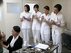 japanese nurse tech for man-cream extraction