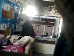 Chinese old man fucking and cum-shot TWO TWICE