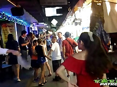 Horny dude demonstrates how to pick up a real Thai nymph Mee in some pubs