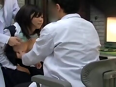 Japan school boob exam gyno doctor