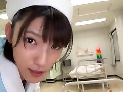 Japanese nurse Iioka Kanako loves sucking a dick on the bed