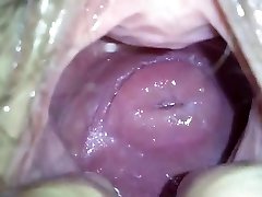 my japanese girlfend's cute cervix in phat hole