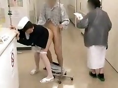Dutiful Chinese Nurse Services Patient in Public Hospital.