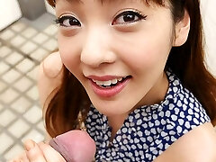 Nami Honda Swallows Jizm On Her Birthday - JapanHDV