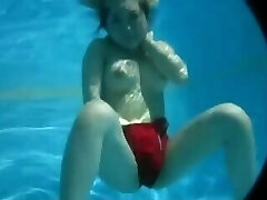 Japanese doll underwater pleasure