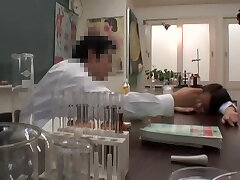 Nasty doctor pulverized his beautiful Japanese patient