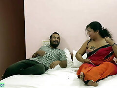 Desi Bengali Super-fucking-hot Couple Tearing Up before Marry!! Hot Sex with Clear Audio