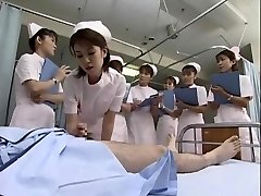 Fabulous Japanese girl Kaho Kasumi, Sasa Handa, Meguru Kosaka in Naughty Nurse, Handjobs JAV video