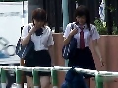 Japanese Undies-Down Sharking - Students Pt 2- CM