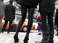 candid asian tights Five