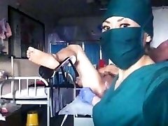 Chinese nurse fisting