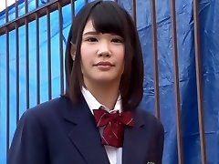 Fantastisk Japansk flicka Minami Kashii i Hetaste rasblandat, högskola JAV film