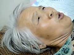 Japanese Granny With Painful Orgasm