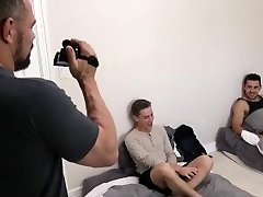 FamilyDick-Father and son take turns fucking college roommate in dormitory