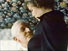 Old Guy Jean Villroy gets a Gargle Job From Maid...Wear-Tweed