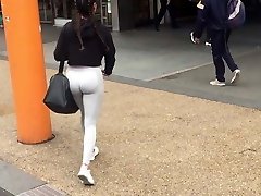Holy Pulverize Sexy Indian in Gymshark leggings 