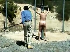 Amazing homemade BDSM, Outdoor gonzo movie