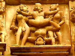 Tantra - erotiska Skulptūras Khajuraho
