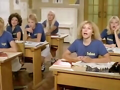 Six Swedish gals in a boarding school