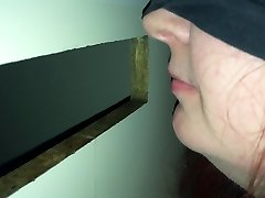 Wife Sucks Cock Gets Tits throated And Cum Facial at Gloryhole