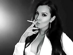 smoking fetish babe