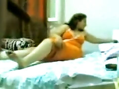 Obese happy and perverted Pakistani housewife was riding her man