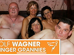 Ugly mature swingers have a fuck festival! Wolfwagner.com