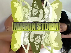 Latina Fist - Busty MILF Mason Storm sucks and fucks wood