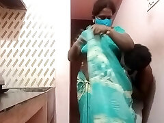 Tamil Wifey Kitchen Sex Night Time Standing Position Sex