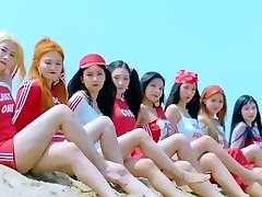 Korean bad bitches get it down on the beach