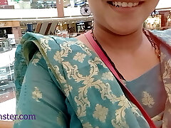 Sangeeta Goes To A Mall Unisex Toilet And Gets Wild While Peeing And Farting (Telugu Audio) 
