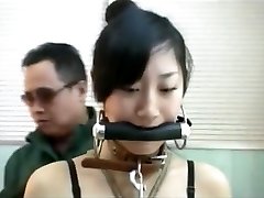 Chinese Maid Slave in Restrain Bondage.