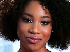 Adorable super-naughty interview with lovely looking black porn actress Lala Ivey