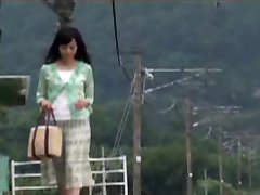Japonês Mãe Ficou Surpreso Com o menina Na Viagem