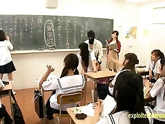 Jav Idol College Girls Fucked By Masked Men In There Classroom