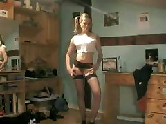 Hot Schoolgirl Striptease