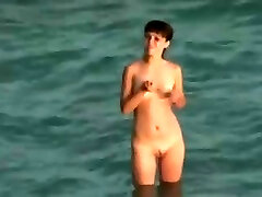 Nude Beach - Little Boob Tan Lines Cutie - Fucked