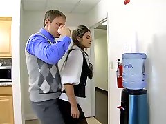 office slut fuck in the toilet