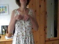 Shy Wife strips and plays