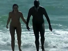 Caribbean Island Nude Beach Sex (Part3) - Jerking, Drilling, Sucking More Dark-hued Cock In Public!