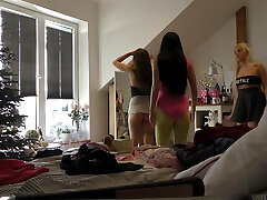 Teenager Angel sisters with a Younger Teen Friend Party