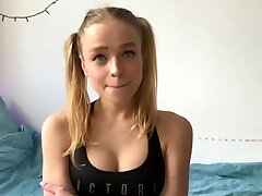 Russian teen ash-blonde with huge tits Alexa Flexy pound with Ralf Christian after running 