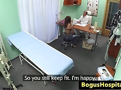 Hospital spycam banging with young eurobabe