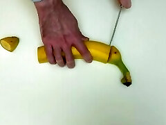 como fazer diy caseiro fleshlight com casca de banana