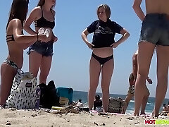 Astounding Teens, Thongs, Big Asses Spied On The Beach, Hidden Camera