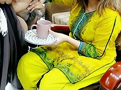 Desi Office Madam Drinking Love Jam With Coffee Of Office Boy With Hindi Audio