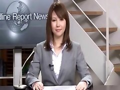 Reale Giapponese news reader due